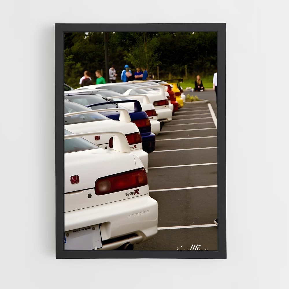 Poster Parking Legends – affiche Honda (vue 2)